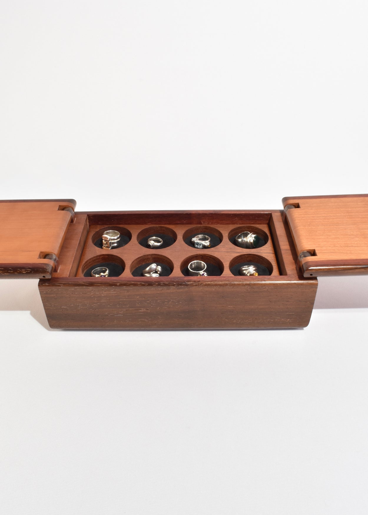 Folding Wooden Jewelry Box