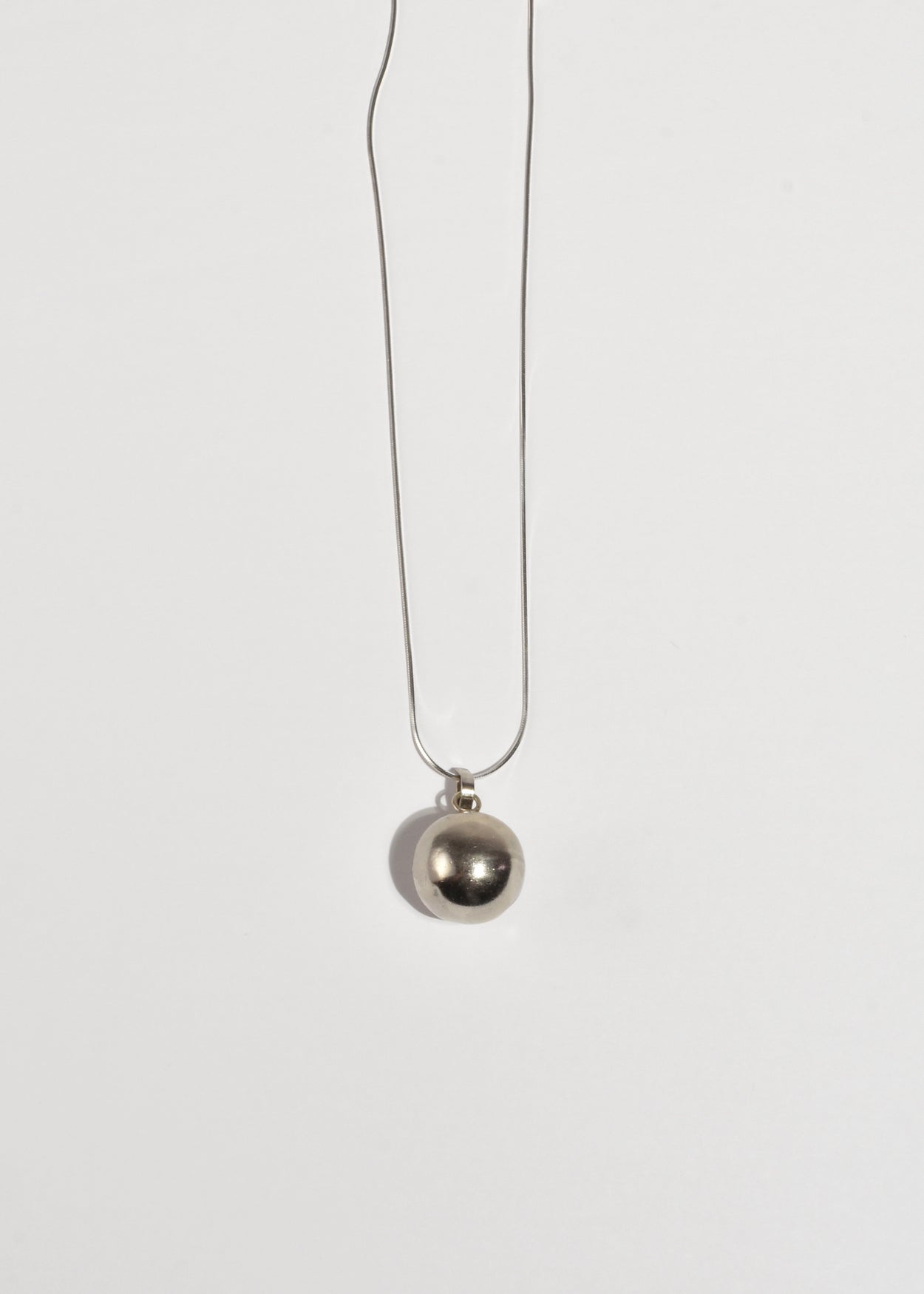 Sphere Bell Pendant Necklace