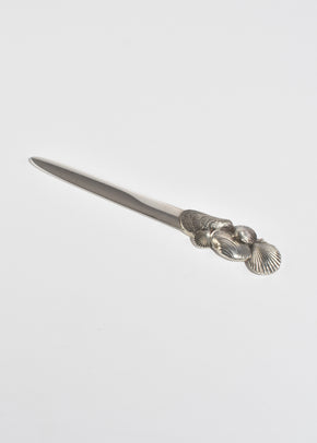 Silver Shell Letter Opener