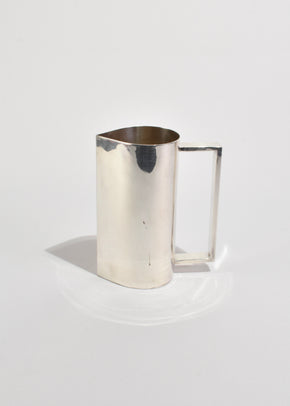 Silver Modernist Pitcher