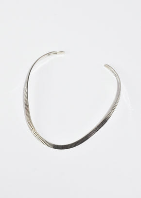 Ribbed Collar Necklace