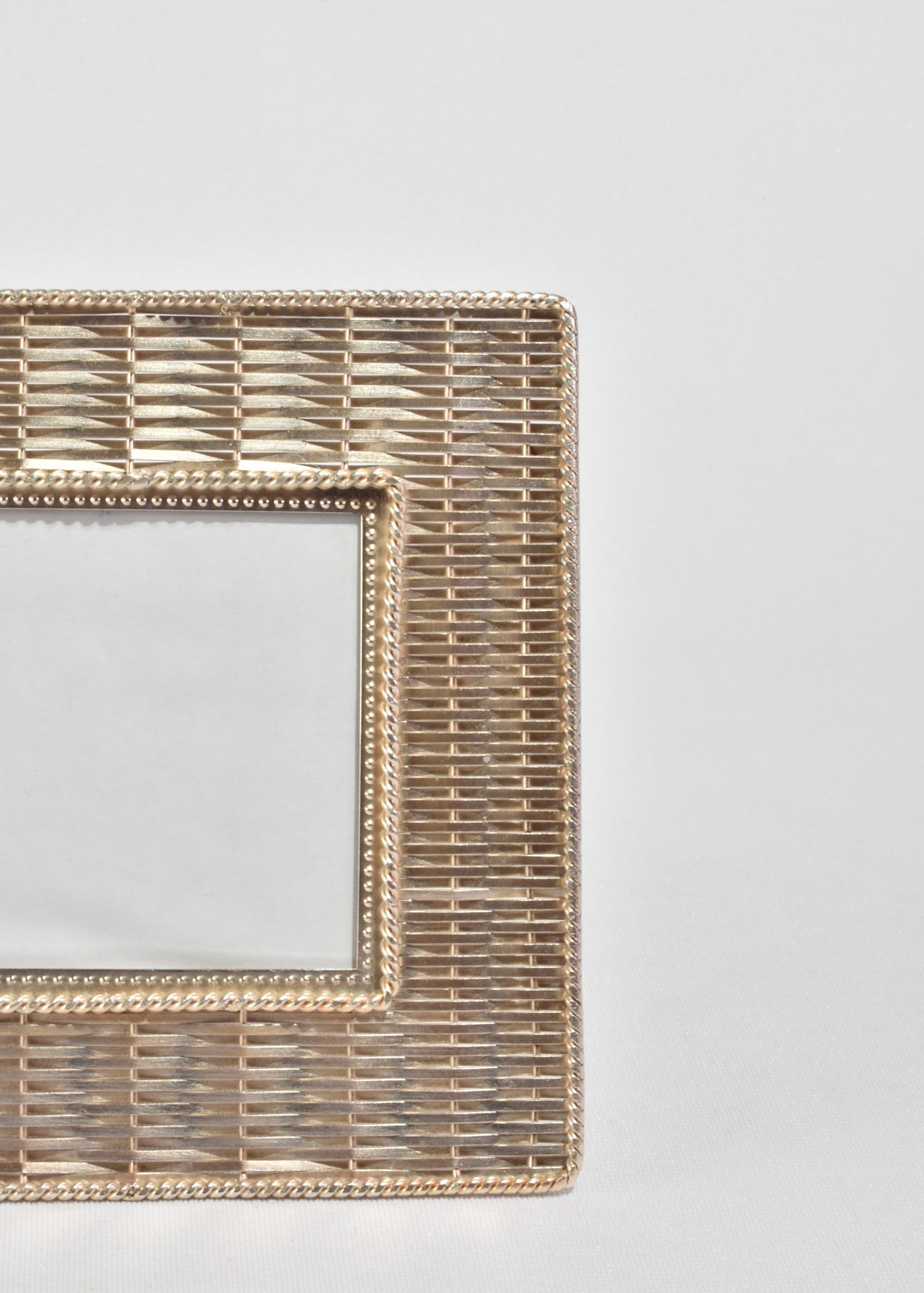 Woven Metal Picture Frame