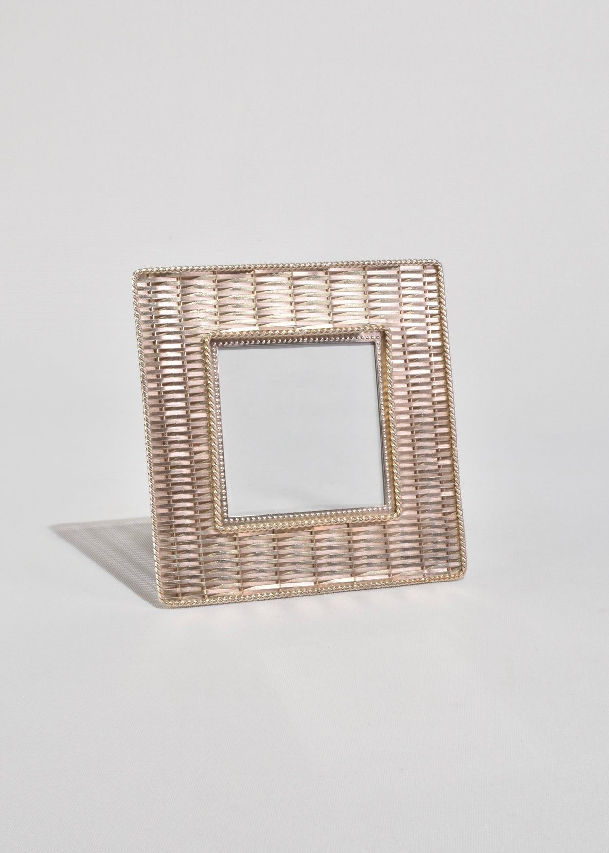 Woven Metal Picture Frame