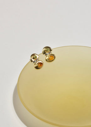 Citrine Peridot Earrings