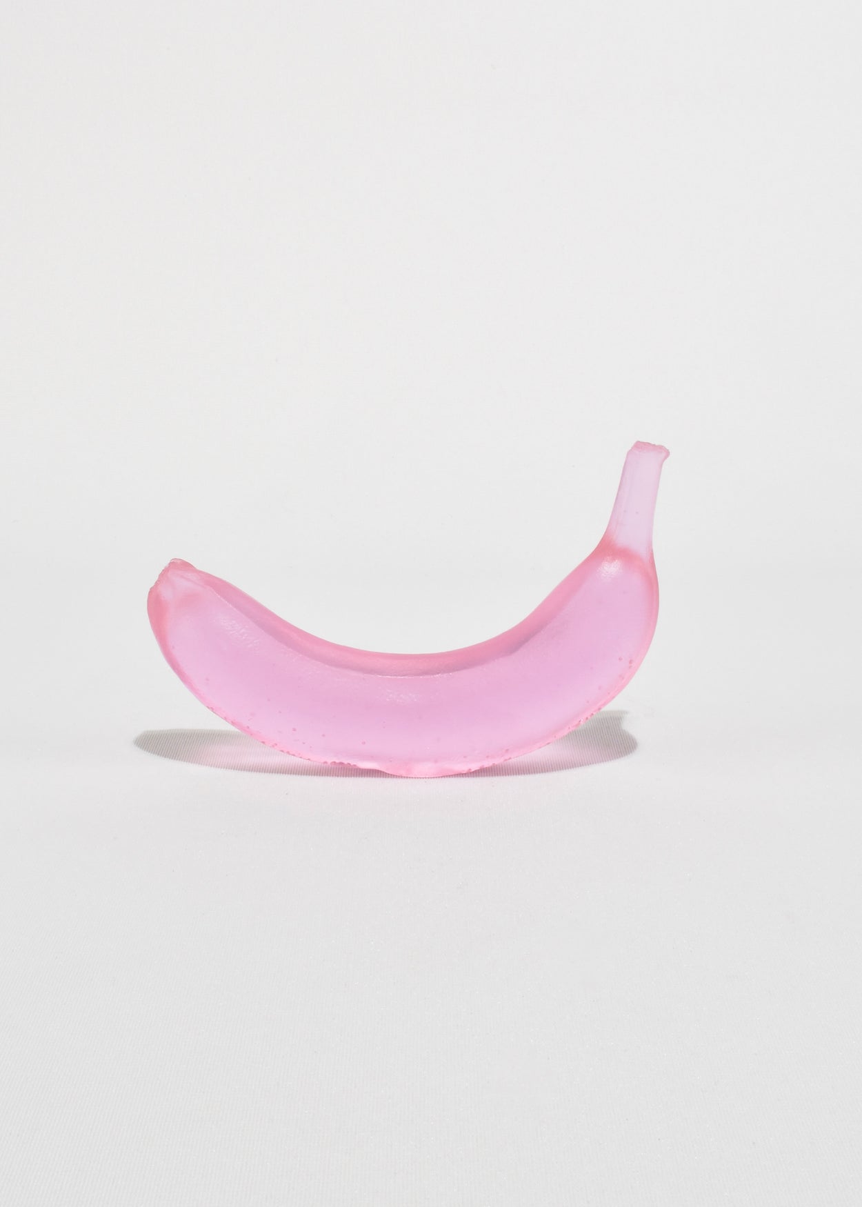 Glass Banana in Pink