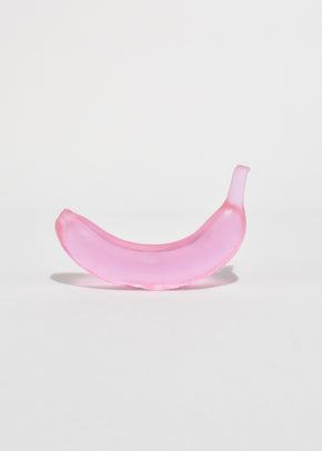 Glass Banana in Pink