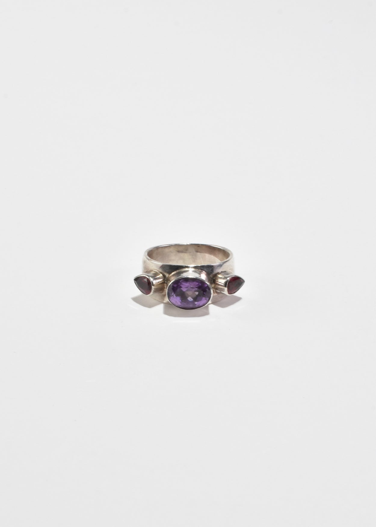 Amethyst Garnet Ring