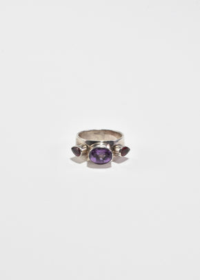 Amethyst Garnet Ring