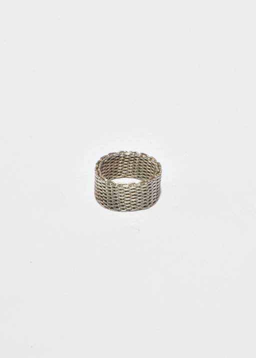 Silver Mesh Ring