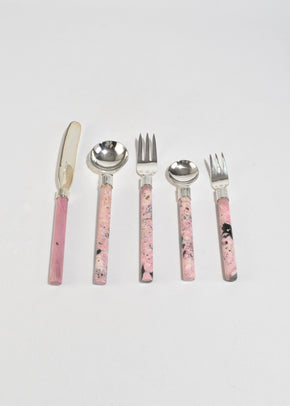 Casa Cutlery Set in Pink Sample