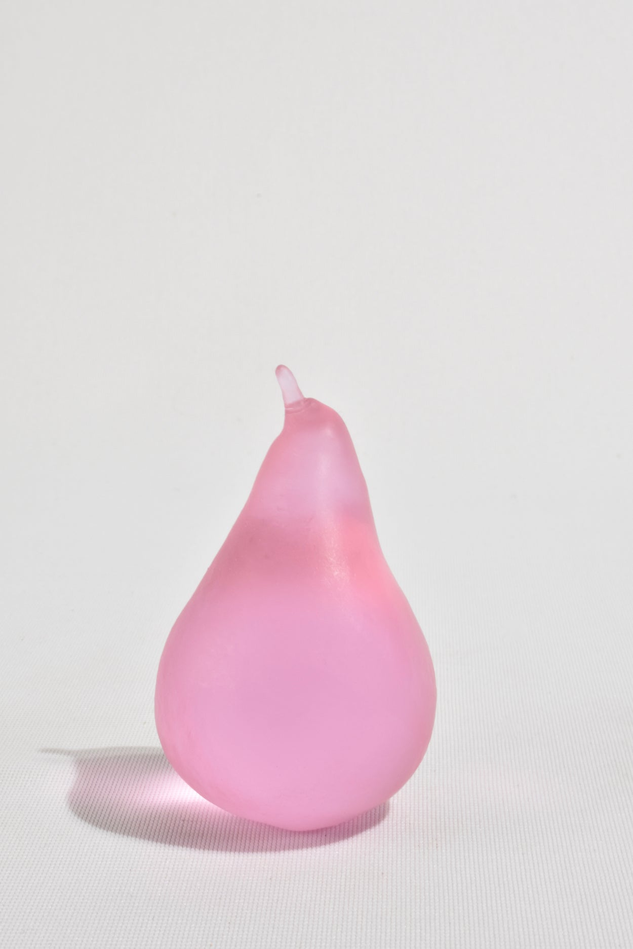 Glass Pear in Pink