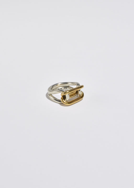 Silver and Brass Ring