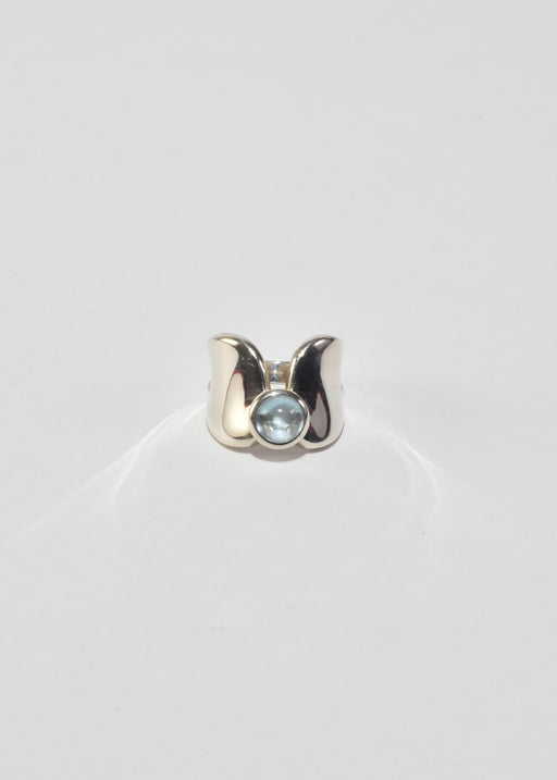 Sculptural Topaz Ring