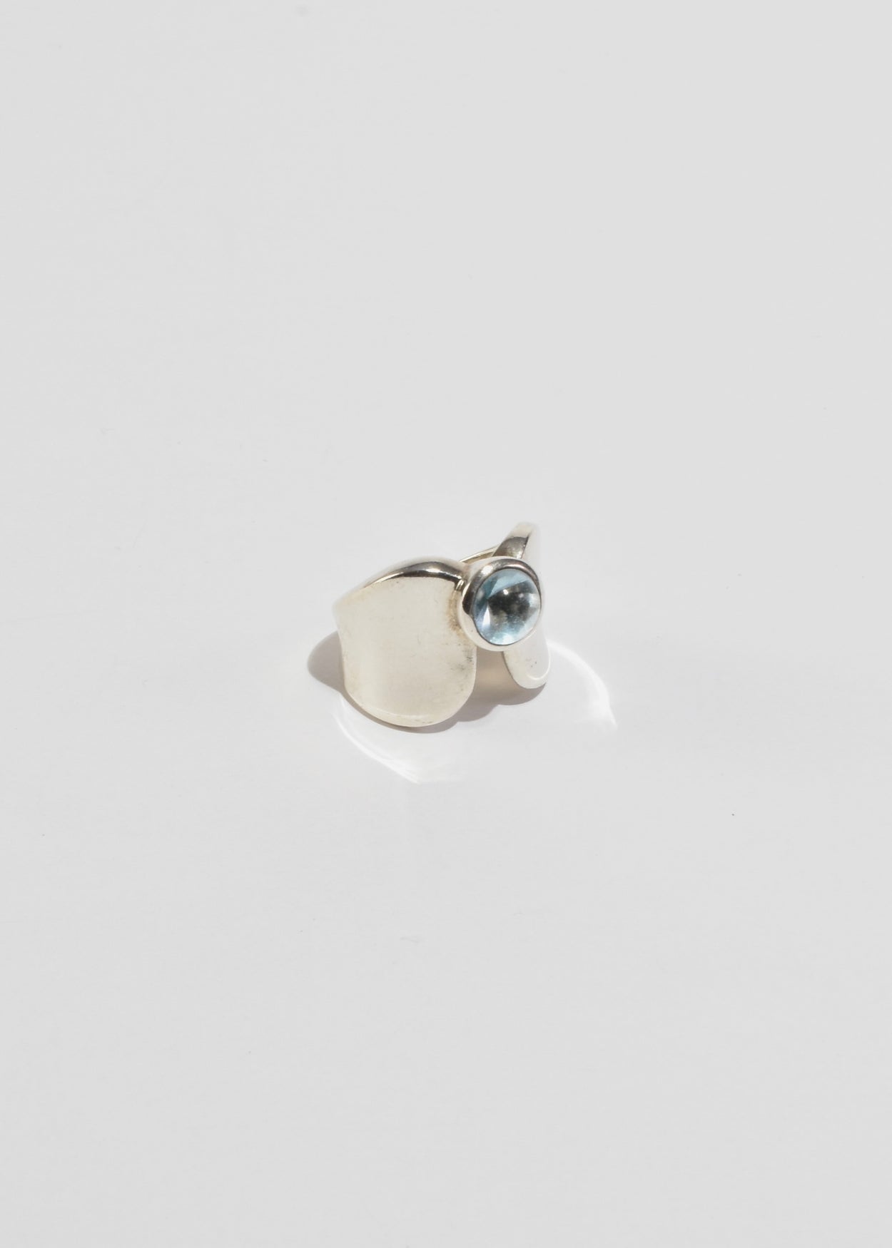 Sculptural Topaz Ring