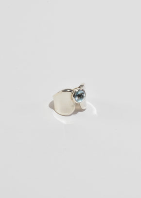 Sculptural Topaz Ring