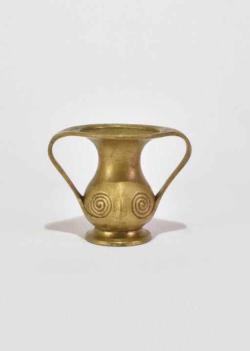 Brass Spiral Vase