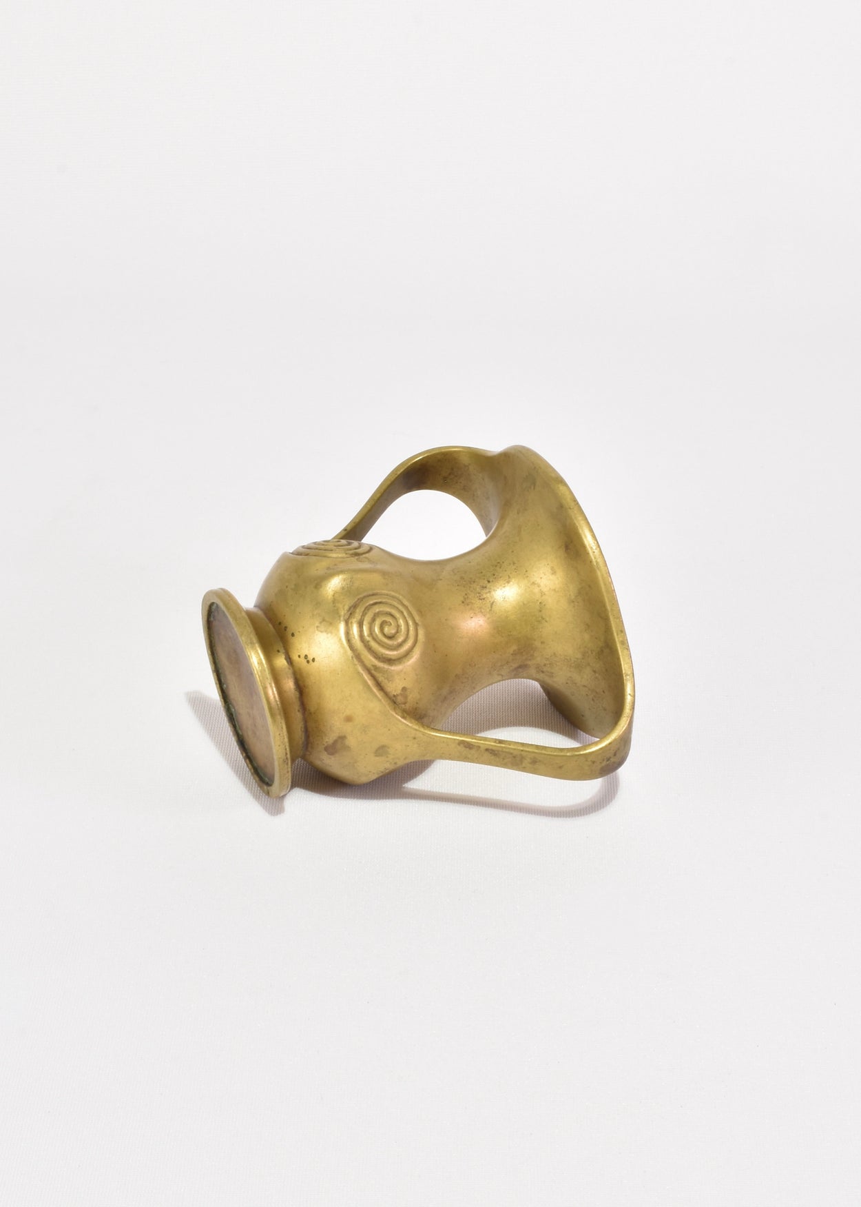 Brass Spiral Vase