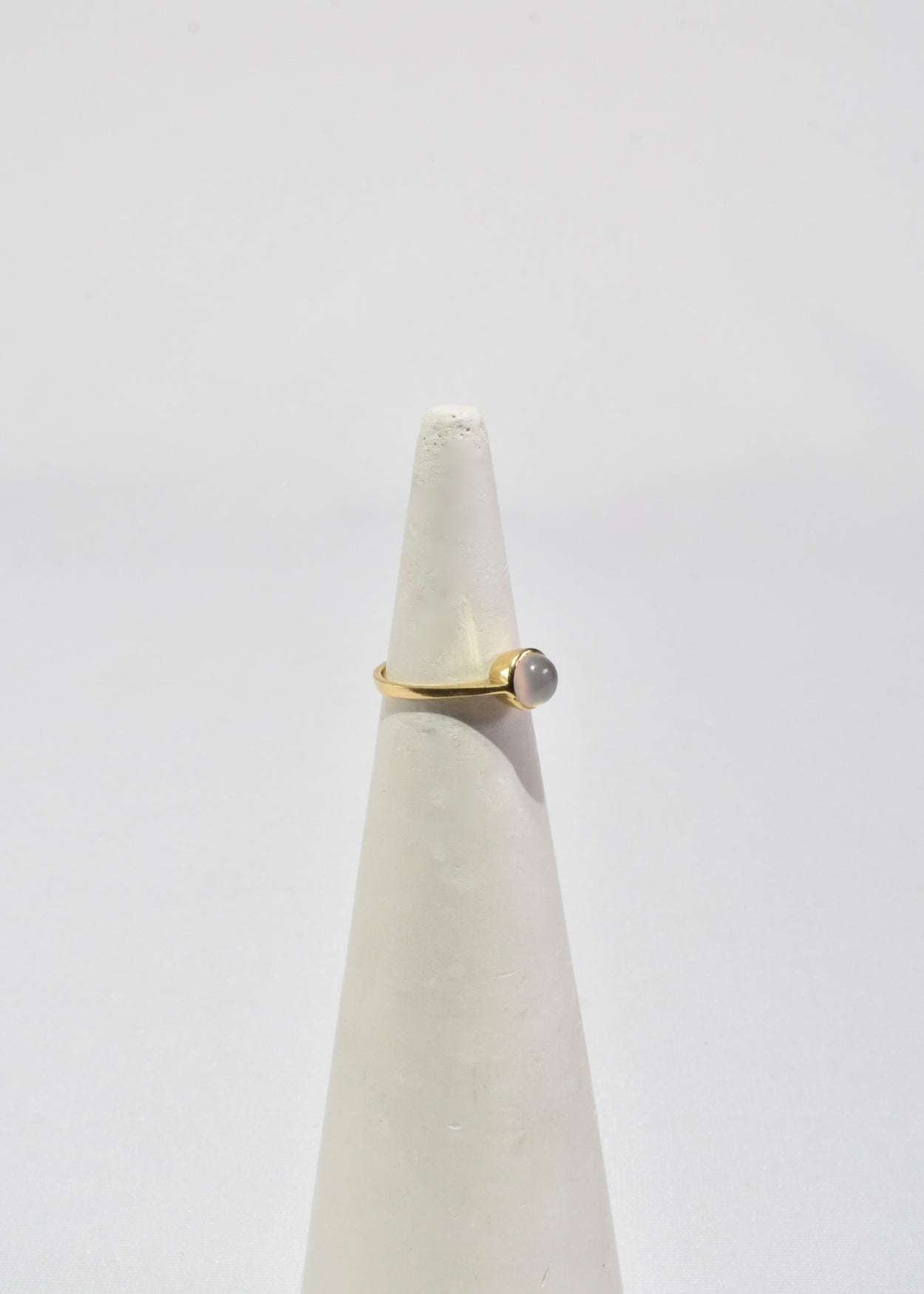 Gold Moonstone Ring