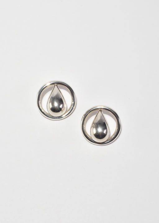 Silver Teardrop Earrings