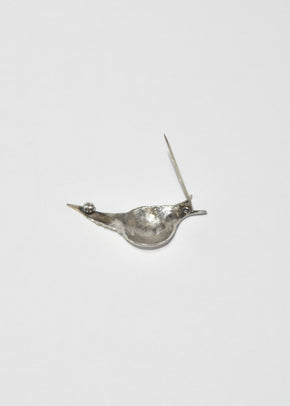 Sterling Snail Brooch