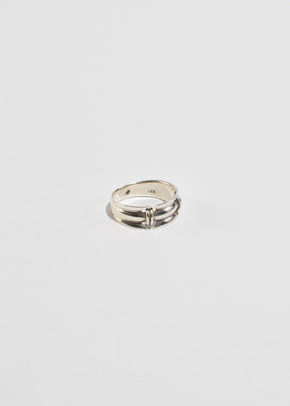 Sculptural Silver Ring