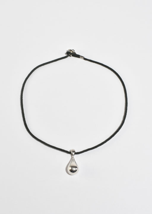 Silver Teardrop Necklace