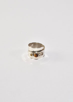 Tiger's Eye Citrine Ring