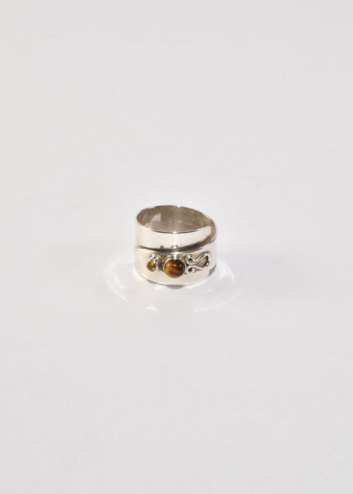 Tiger's Eye Citrine Ring