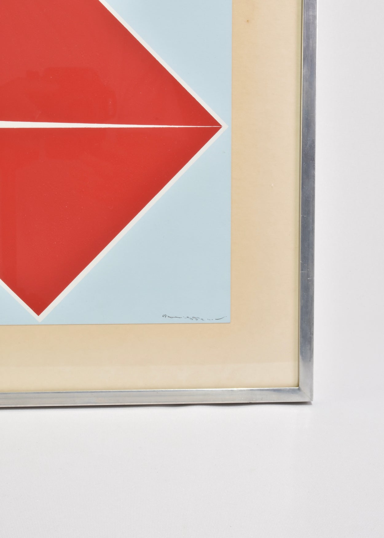 Geometric Print, Framed