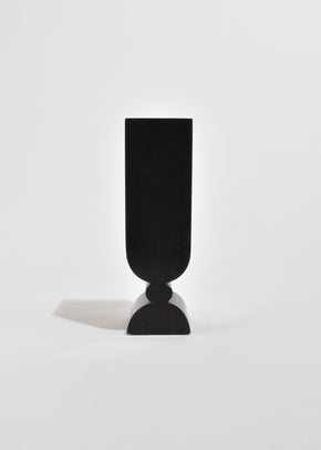 Beacon Vase in Black Onyx