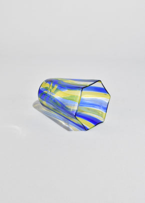 Yellow/Blue Venetian Glass Sample