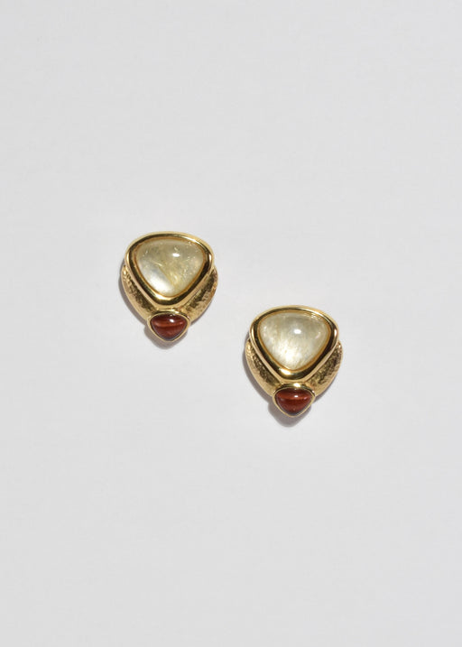 Quartz Cat's Eye Earrings