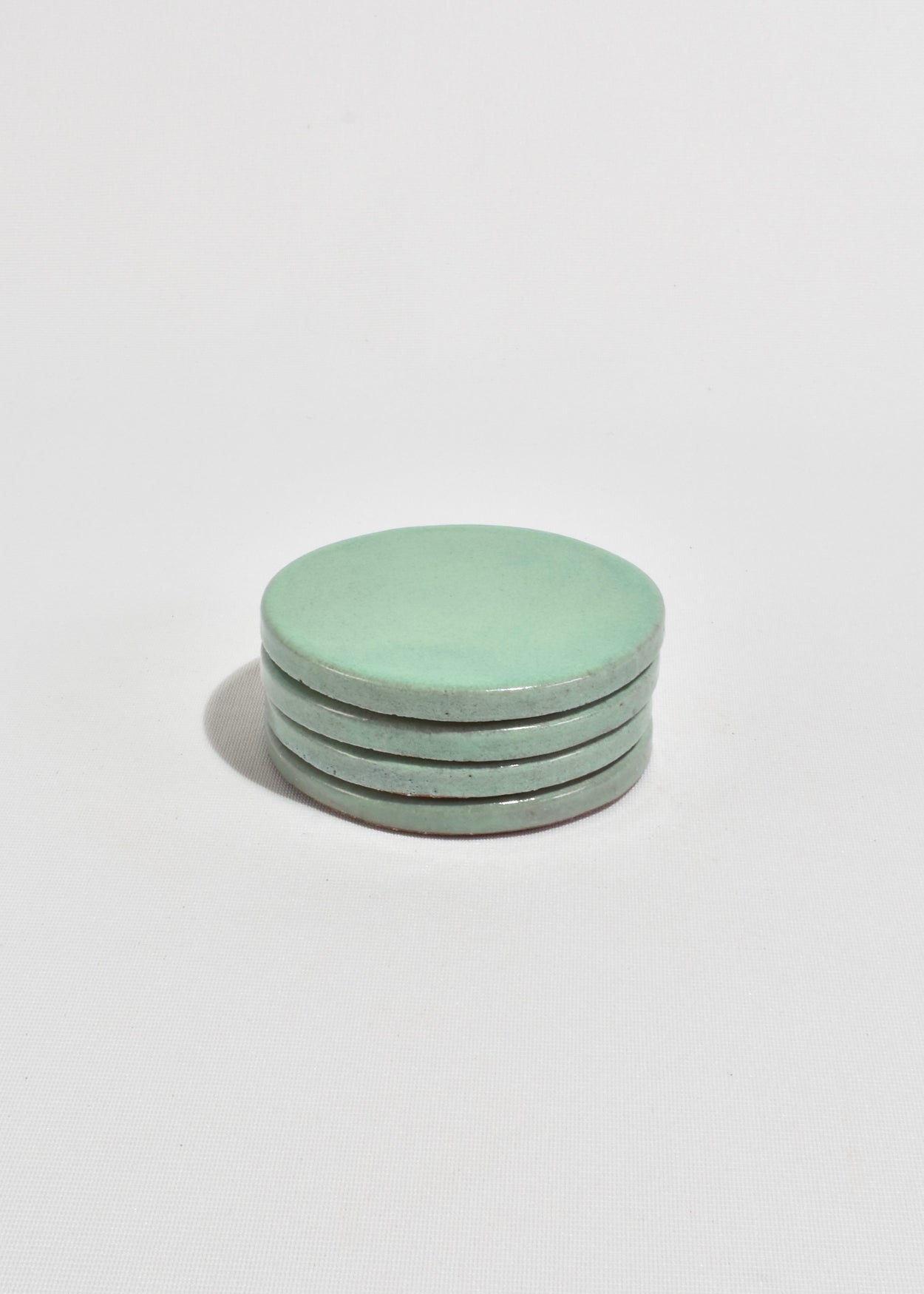 Mint Ceramic Coaster Set