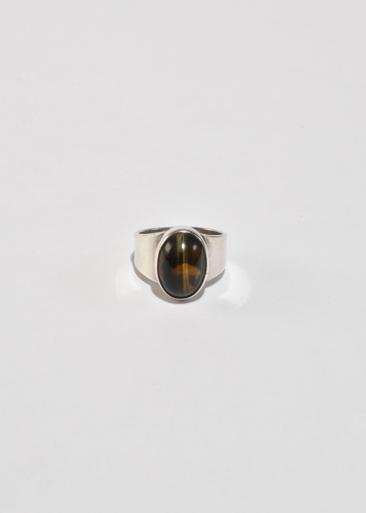 Oval Tiger's Eye Ring