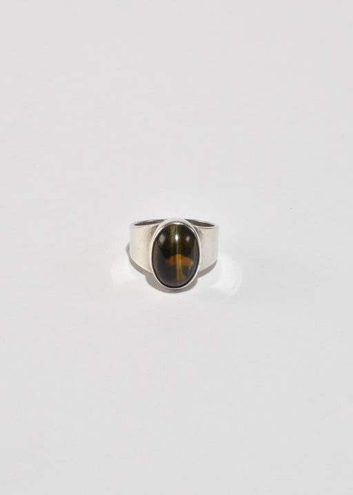 Oval Tiger's Eye Ring