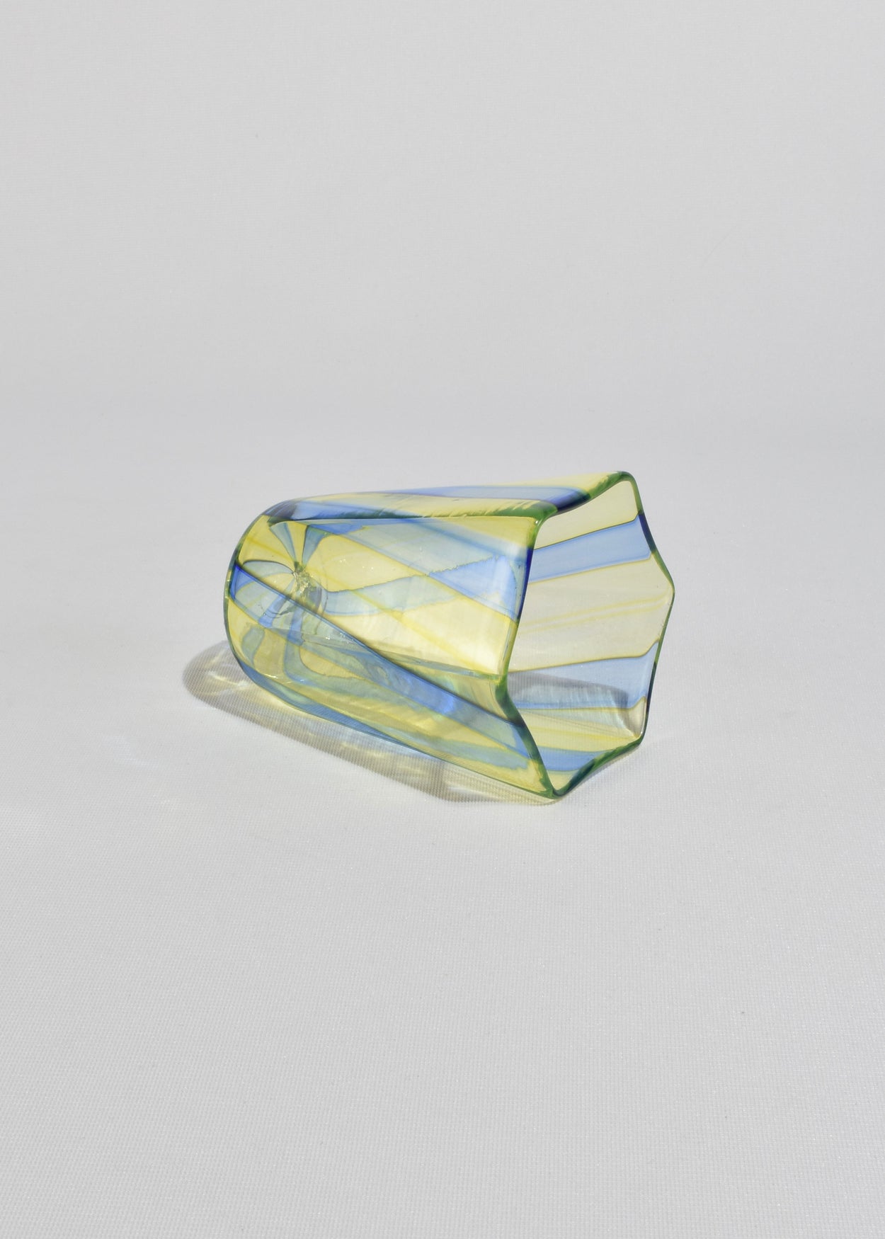 Yellow/Blue Venetian Glass Sample