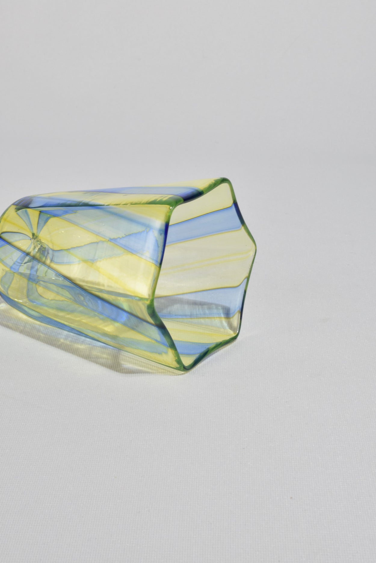 Yellow/Blue Venetian Glass Sample