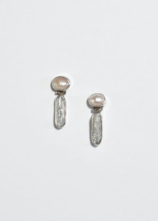 Silver Pearl Earrings