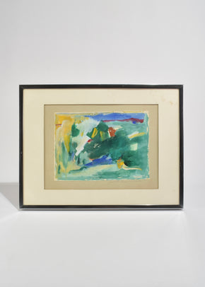 Gouache Artwork, Framed