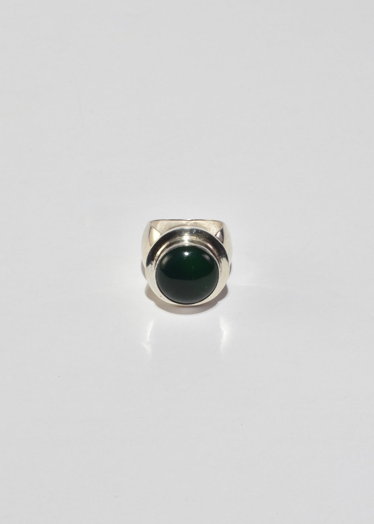 Modernist Jade Ring