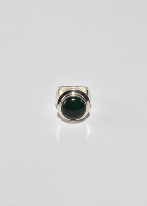 Modernist Jade Ring