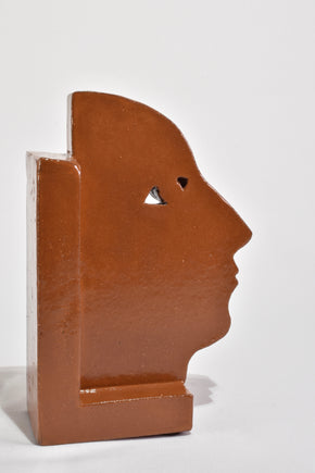 Profile Bookends in Cinnamon