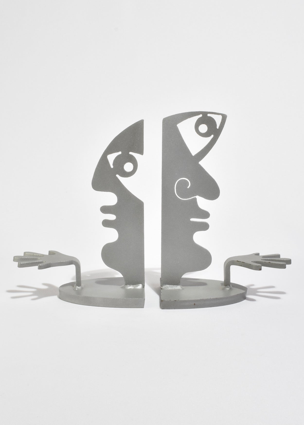 Metal Face Bookends