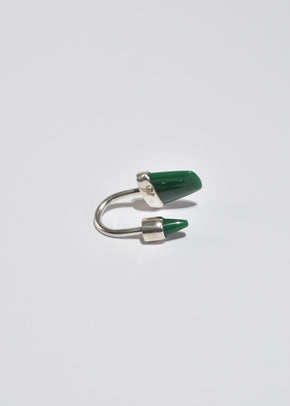 Green Onyx Key Ring