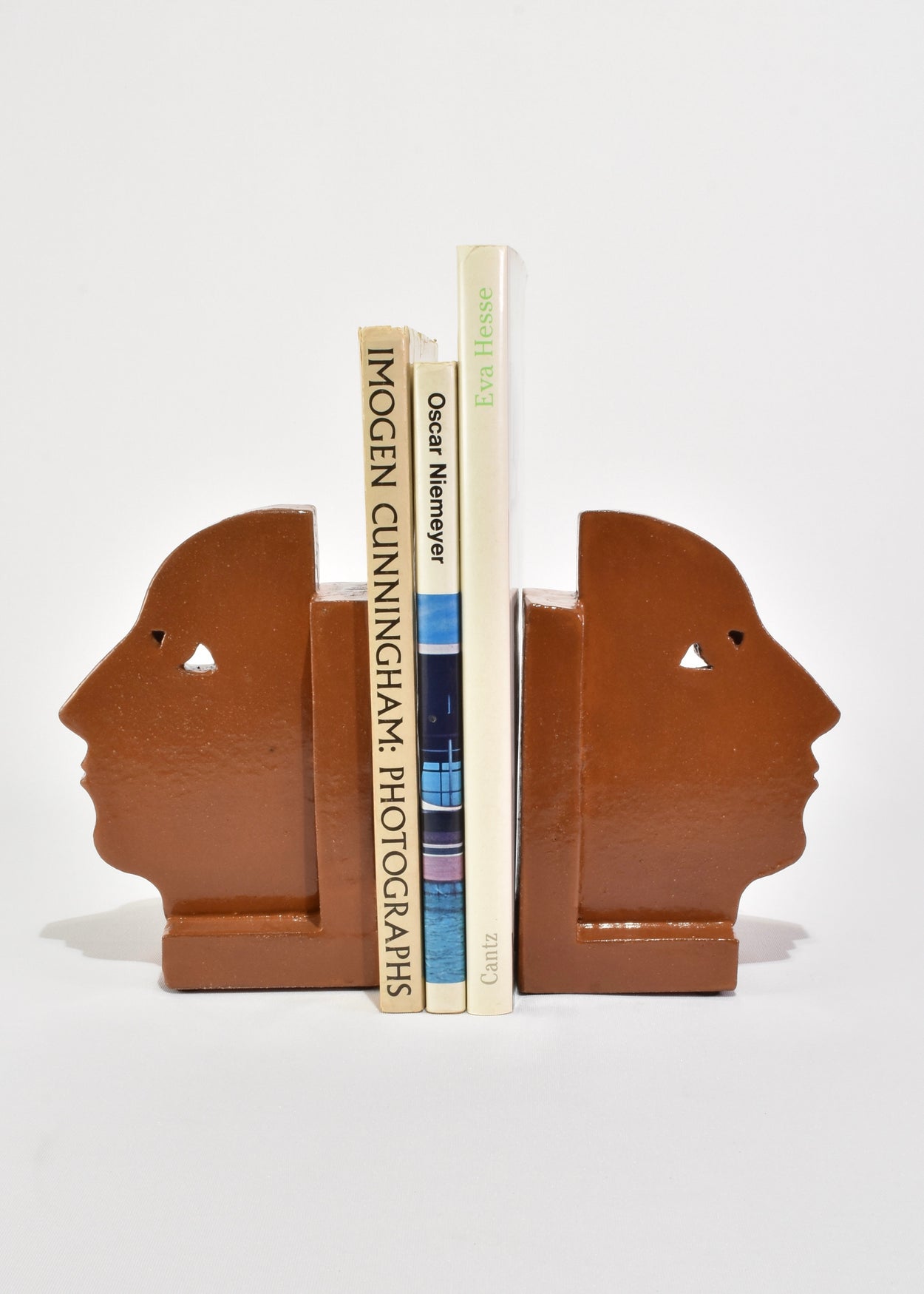 Profile Bookends in Cinnamon