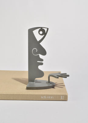 Metal Face Bookends