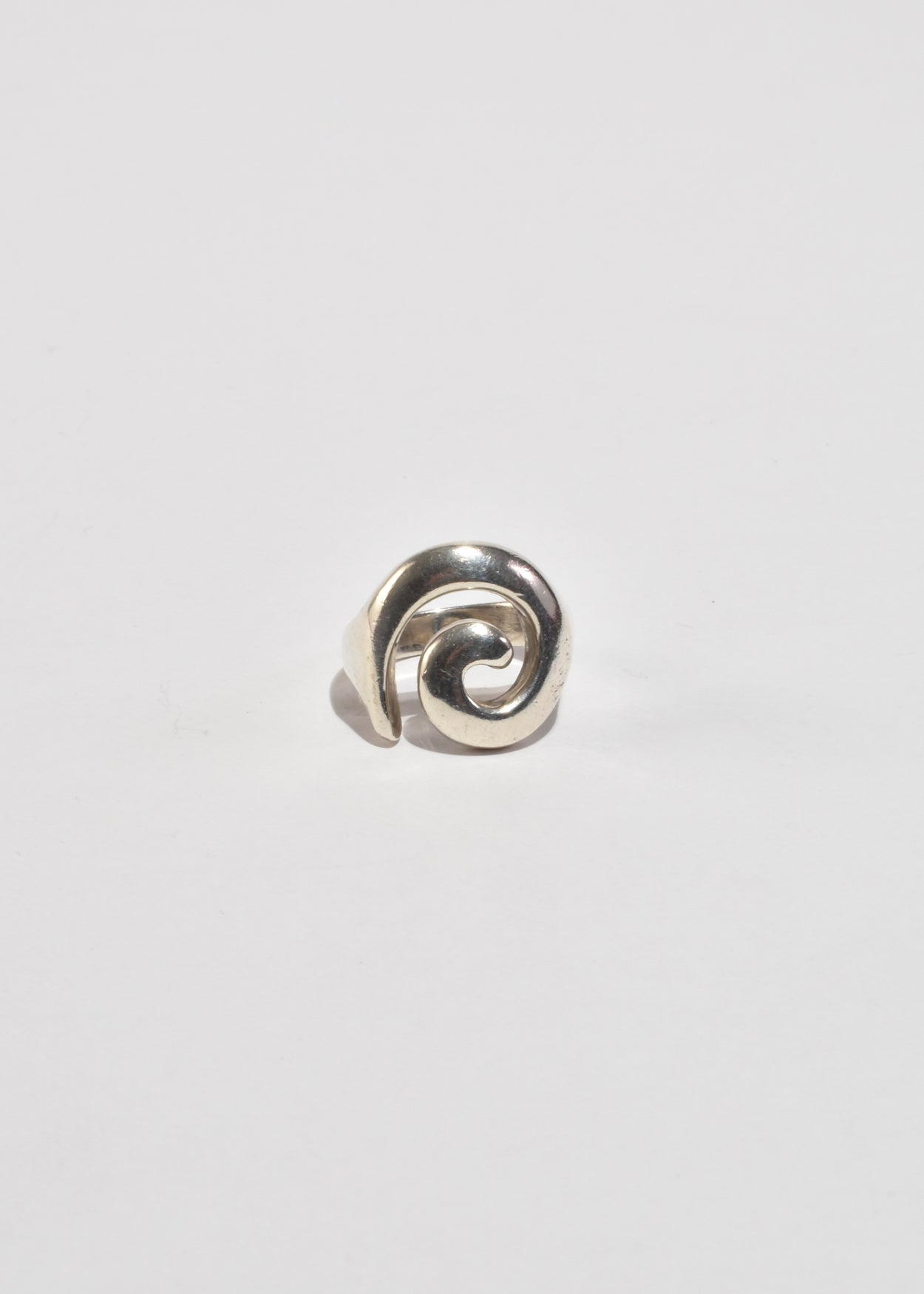 Silver Spiral Ring