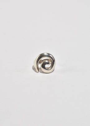 Silver Spiral Ring