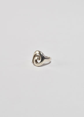 Silver Spiral Ring