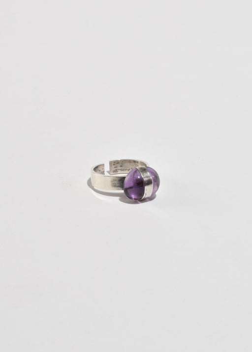 Modernist Amethyst Ring